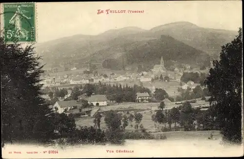 Ak Le Thillot Lothringen Vosges, Panorama