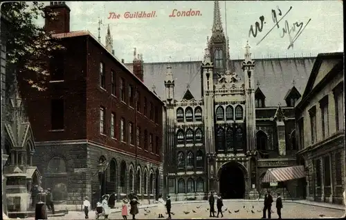 Ak London City England, The Guildhall