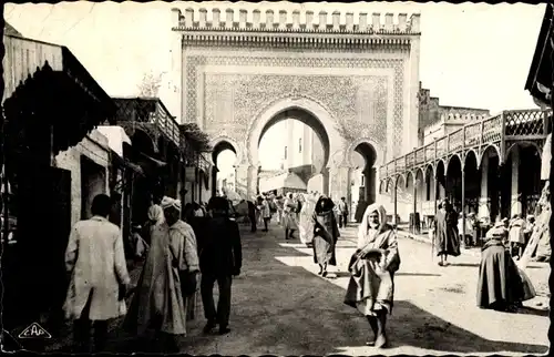 Ak Fès Fez Marokko, Porte de Bou-Jeloud