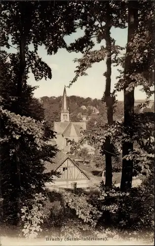 Ak Brachy Seine Maritime, Eglise