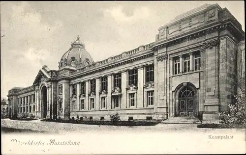 Ak Düsseldorf am Rhein, Düsseldorfer Ausstellung 1902, Kunstpalast