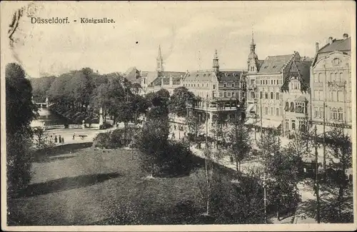 Ak Düsseldorf am Rhein, Königsallee