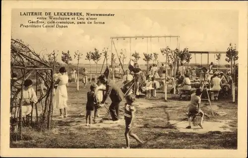 Ak Nieuwmunster Westflandern, Laiterie de Lekkerbek