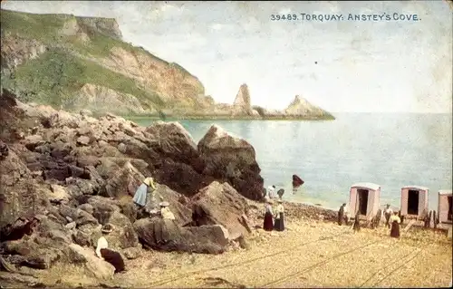 Ak Torquay Devon England, Anstey's Cove