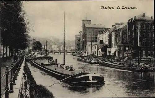 Ak Charleroi Wallonien Hennegau, Le Déversoir