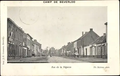 Ak Beverloo Beverlo Beringen Flandern Limburg, Rue de la Régence