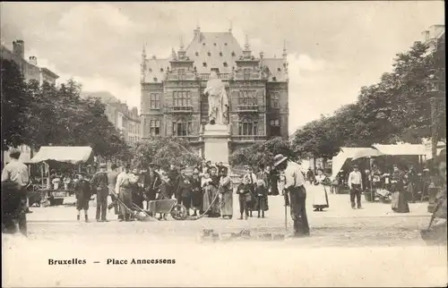 Ak Bruxelles Brüssel, Place Anneessens