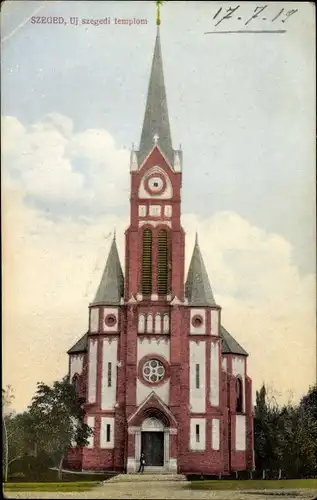 Ak Szeged Segedin Ungarn, Uj szegedi templom