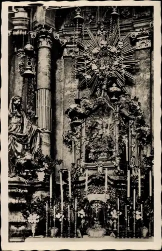 Ak Praha Prag, Karmeliterkirche mit dem Prager Jesukind