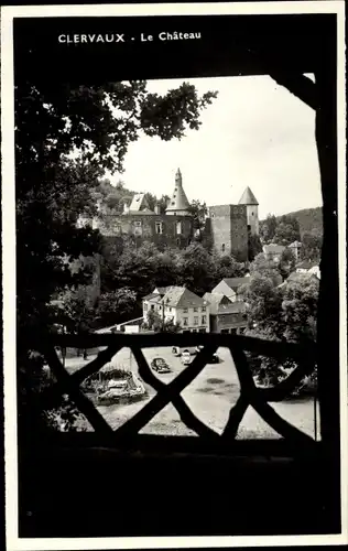 Foto Ak Clervaux Luxemburg, Le Châteaux, Balkonblick