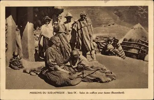 Ak Basutoland Lesotho, Salon de coiffure pour dames