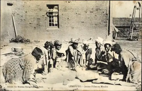 Ak Lesotho, Jeunes Filles au Moulin