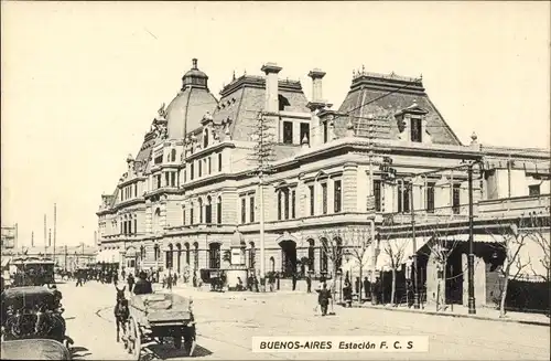 Ak Buenos Aires Argentinien, Estacion
