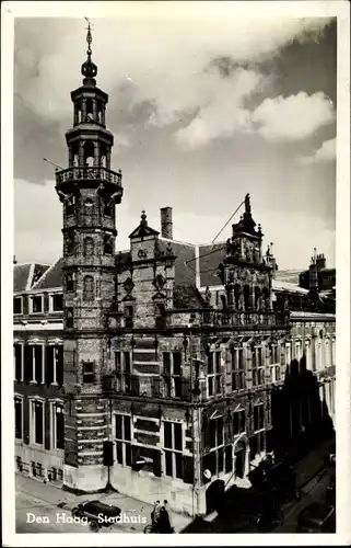 Ak Den Haag Südholland Niederlande, Stadhuis, Rathaus