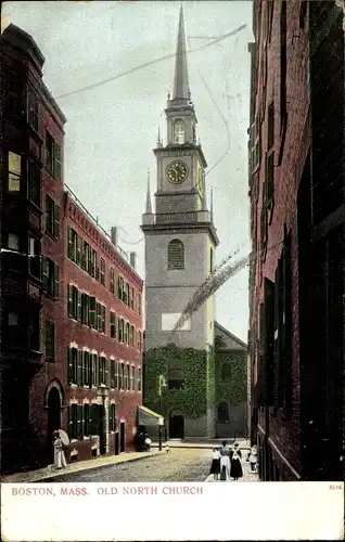 Ak Boston Massachusetts USA, old North Church
