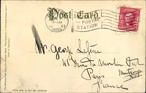 Ak Boston Massachusetts USA, old North Church