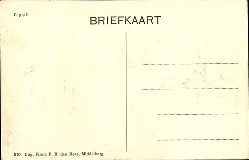 Ak Volendam Nordholland, Uferpartie, Sommertag, Segelboot, Kleinkind in Tracht