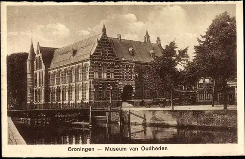 Ak Groningen Niederlande, Museum van Oudheden