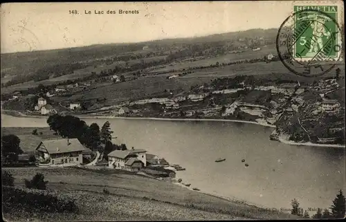 Ak Les Brenets Kanton Neuenburg, Le Lac des Brenets