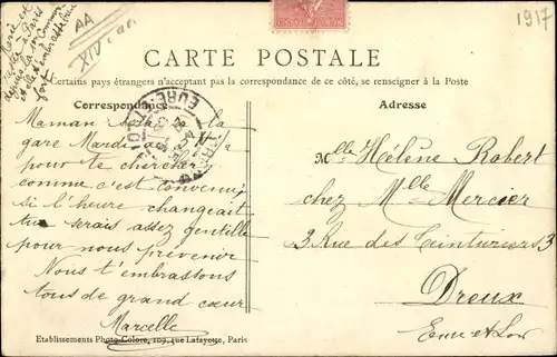 Ak Paris XIV Observatoire, Parc Montsouris, Le Pont