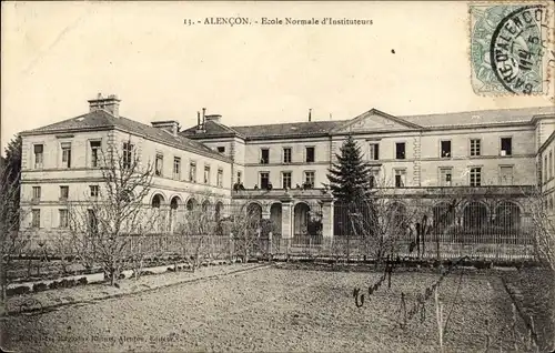 Ak Alencon Orne, Ecole Normale d'Instituteurs, Schule