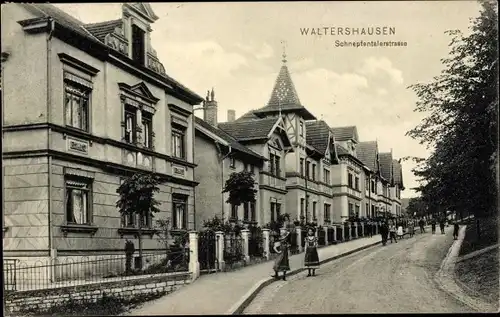 Ak Waltershausen in Thüringen, Schnepfentaler Straße