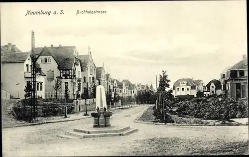 Ak Naumburg an der Saale, Buchholzstraße, Denkmal