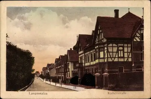 Ak Bad Langensalza in Thüringen, Kaiserstraße