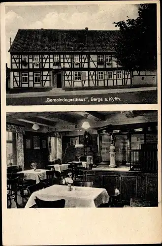 Ak Berga am Kyffhäuser, Gemeindegasthaus