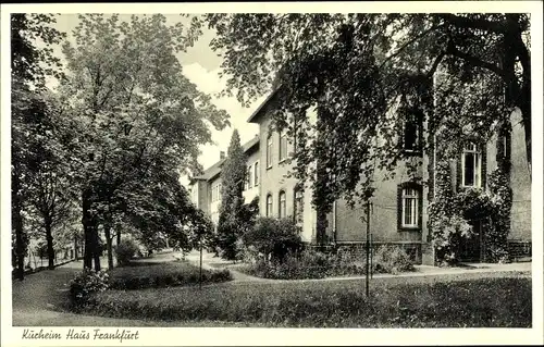 Ak Weilmünster im Taunus, Kindersanatorium, Haus Frankfurt