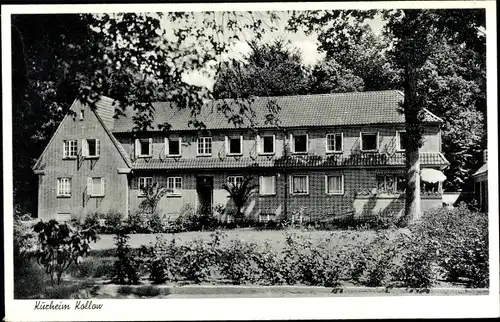 Ak Kollow in Lauenburg, Kurheim Kollow, Front, Eingang