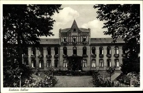 Ak Kollow in Schleswig Holstein, Kurheim Kollow, Eingangsportal