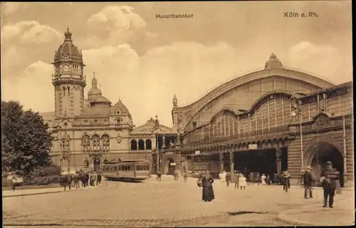 Ak Köln am Rhein, Hauptbahnhof