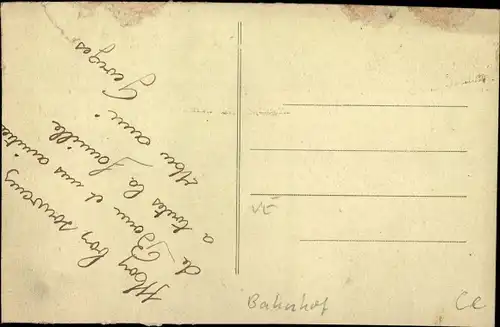 Ak Saarbrücken im Saarland, Hauptbahnhof