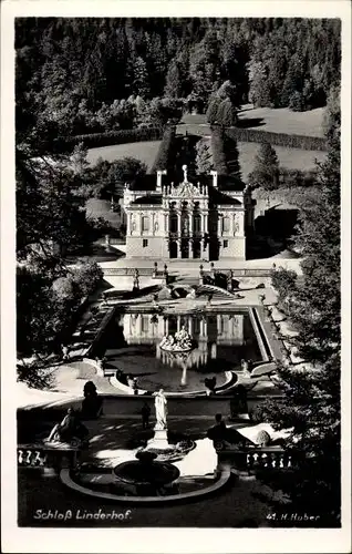 Ak Linderhof Ettal Oberbayern, Schloss Linderhof