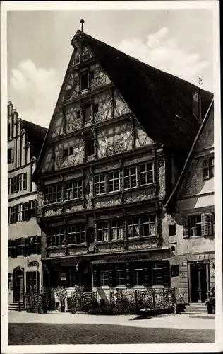 Ak Dinkelsbühl in Mittelfranken, Hotel Deutsches Haus