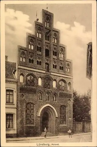 Ak Lüneburg in Niedersachsen, Kaland, gotischer Giebel