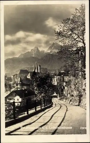 Ak Berchtesgaden in Oberbayern, von der Locksteinstraße