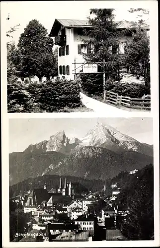 Foto Ak Berchtesgaden in Oberbayern, Panorama, Gasthaus