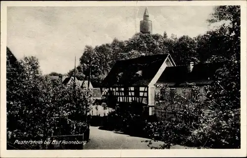 Ak Posterstein im Altenburger Land, Teilansicht