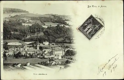 Ak Le Val-d'Ajol Vosges, Panorama