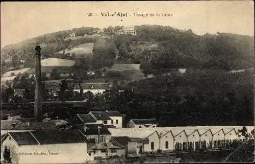 Ak La Croix Le Val-d'Ajol Vosges, Tissage de la Croix