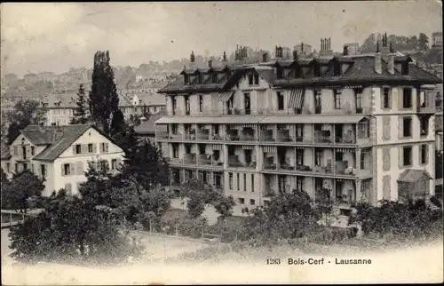 Ak Lausanne Kanton Waadt, Bois-Cerf