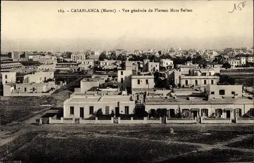 Ak Casablanca Marokko, Vue generale du Plateau Mers Sultan