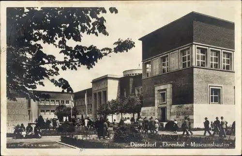 Ak Düsseldorf am Rhein, Große Ausstellung GeSoLei 1926, Ehrenhof - Museumsbauten