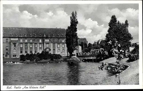 Ak Kiel Schleswig Holstein, Partie am kleinen Kiel