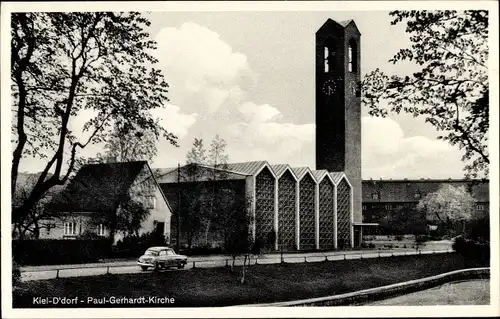 Ak Dietrichsdorf Kiel in Schleswig Holstein, Paul-Gerhardt-Kirche