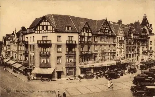 Ak Knokke Heist Heyst Knocke sur Mer Westflandern, Rembrandt Hotel