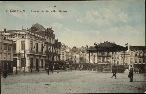 Ak Charleroi Wallonien Hennegau, Place de la Ville Basse