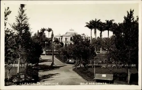 Ak Belo Horizonte Brasilien, Praça da Liberdade